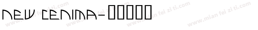 new cenima字体转换